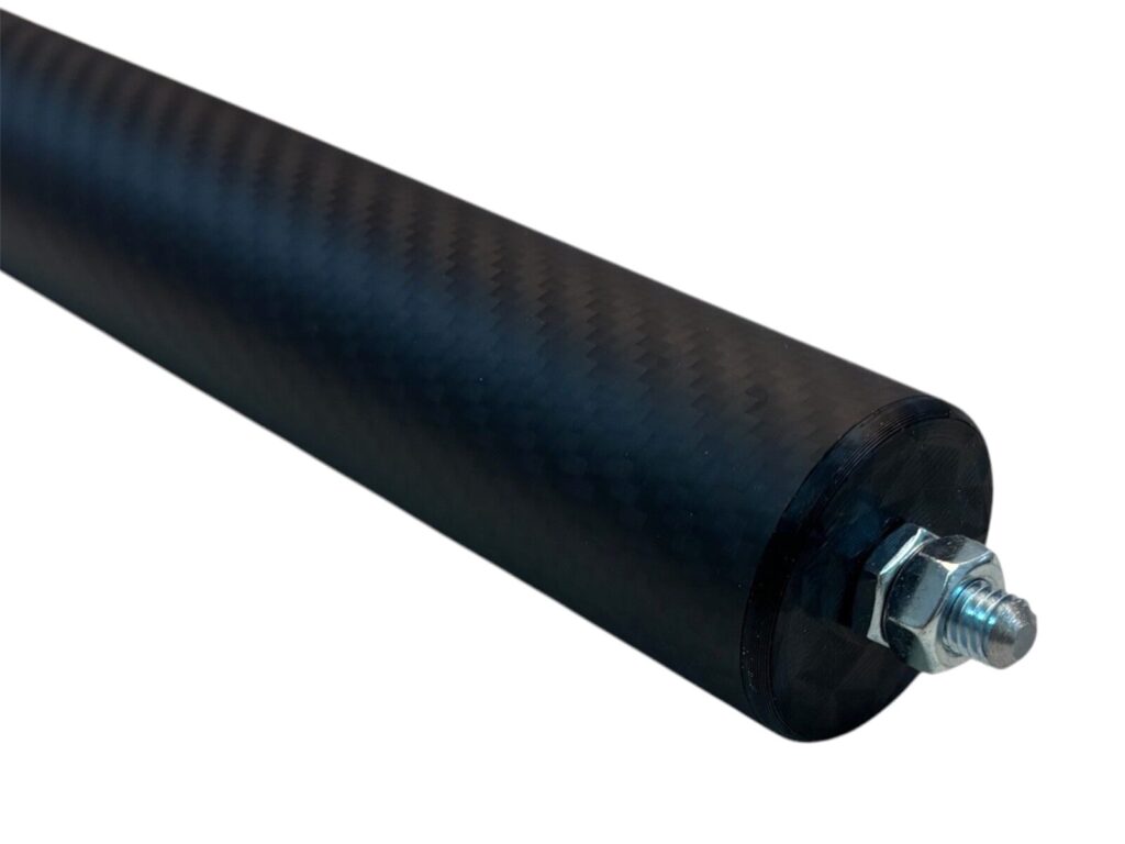 Mundor Metall Tragrolle Matt Carbon