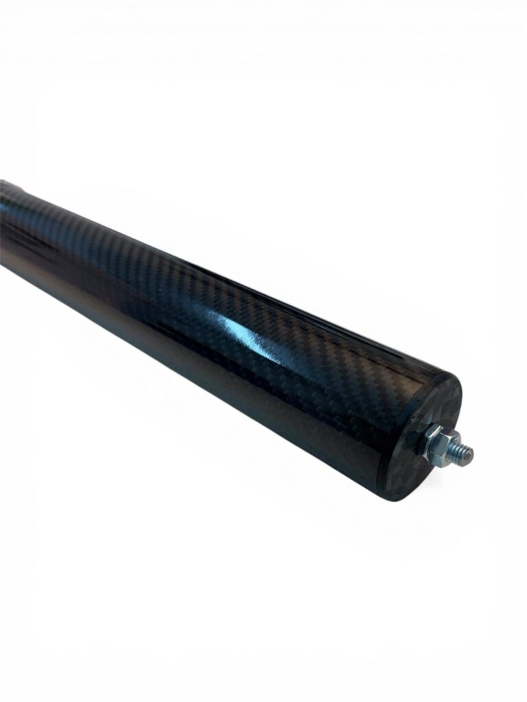 Tragrolle 52 ø mm Carbon glänzend Rollbahnen AGM8 Förderbahn Tragrollen Mundor metall